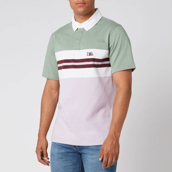 Levi's Men's Authentic Logo Rugby Polo Shirt - Lavender Frost