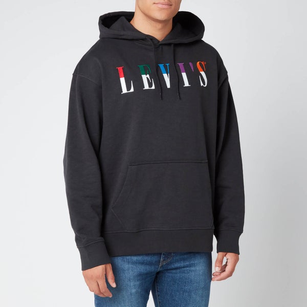 Levi's Men's Relaxed Graphic Hoodie - Jet Black