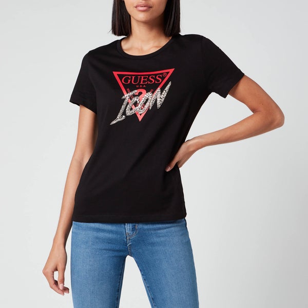 Guess Women's Icon T-Shirt - Jet Black