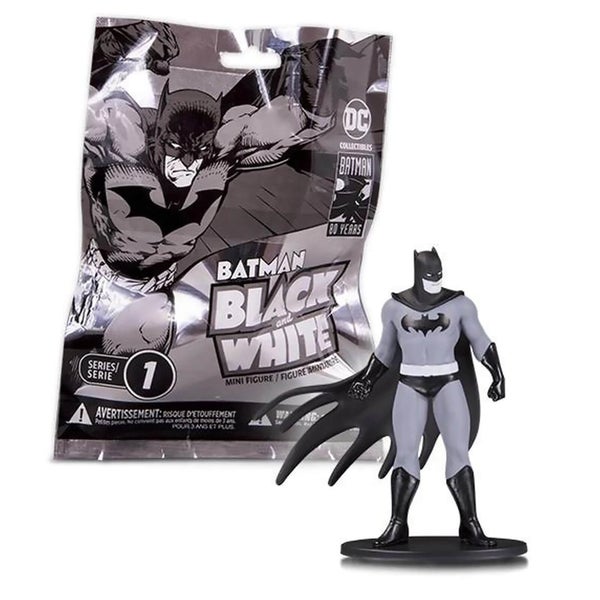 DC Collectibles DC Comics Batman Zwart-Wit Blind Bag Minifiguur - Golf 1 (Assortiment)