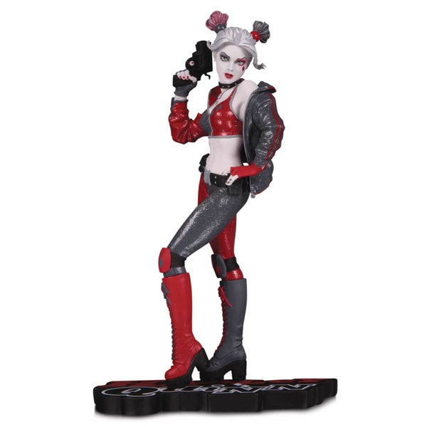 DC Collectibles Harley Quinn: Red White and Black Statue - Harley Quinn by Joshua Middleton