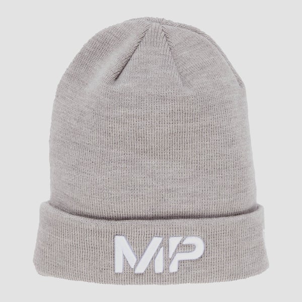 Pletená čiapka MP New Era s manžetou – chrómová/biela