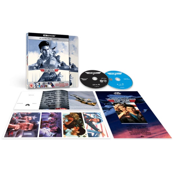 Top Gun – Zavvi Exclusive 4K Ultra HD Deluxe Steelbook (Includes 2D Blu-ray)