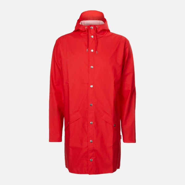 Rains Long Jacket - Red