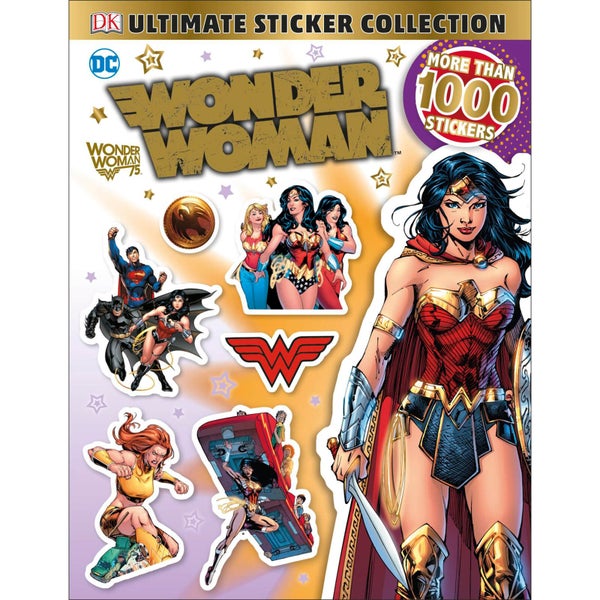 DK Books DC Wonder Woman Ultimate Collection Sticker Livre broché