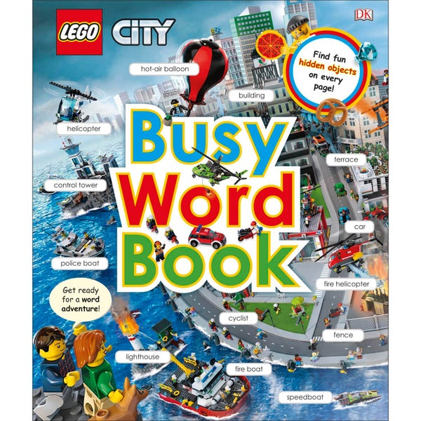 DK Books LEGO CITY Busy Word Book Hardcover