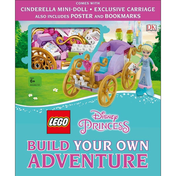 DK Books LEGO Disney Princess Build Your Own Adventure Hardback