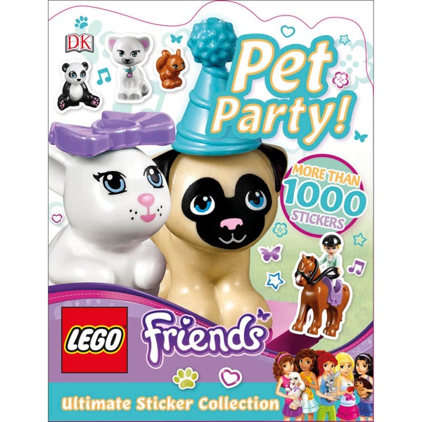 DK Books LEGO Friends Pet Party! Ultimate Sticker Collection Paperback