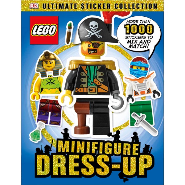 DK Books LEGO Minifigure Dress-Up Ultimate Sticker Collection Paperback