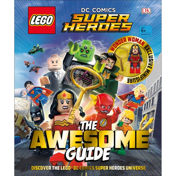 DK Books LEGO DC Comics Super Heroes The Awesome Guide Harcover