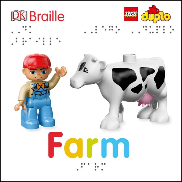 DK Books DK Braille LEGO DUPLO Farm Board Book
