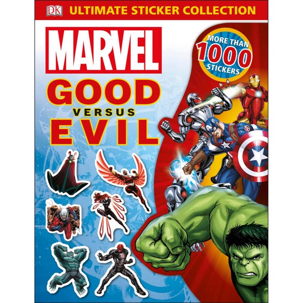 DK Boeken Marvel Goed vs Kwaad Ultieme Sticker Collectie Paperback