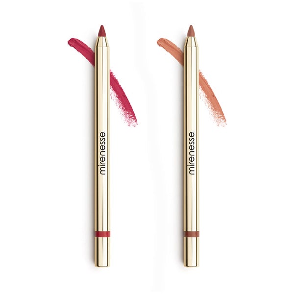 mirenesse All Day Velvet Matte Kissproof Lip Liner Set - Be Bold