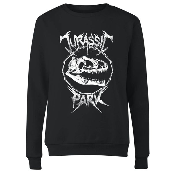 Jurassic Park T-Rex Bones Women's Sweatshirt - Black