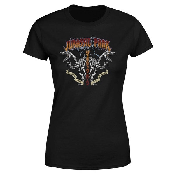 Jurassic Park Raptor Twinz Women's T-Shirt - Zwart