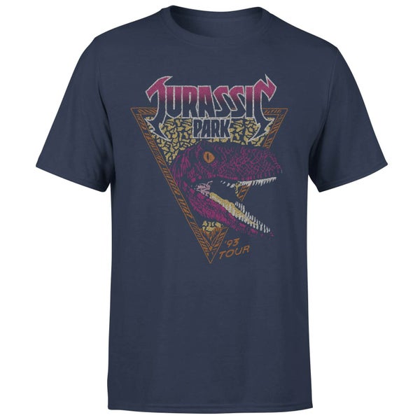 Jurassic Park Raptor Men's T-Shirt - Navy