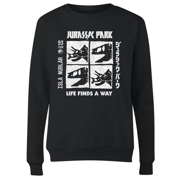 Jurassic Park The Faces Women's Sweatshirt - Zwart