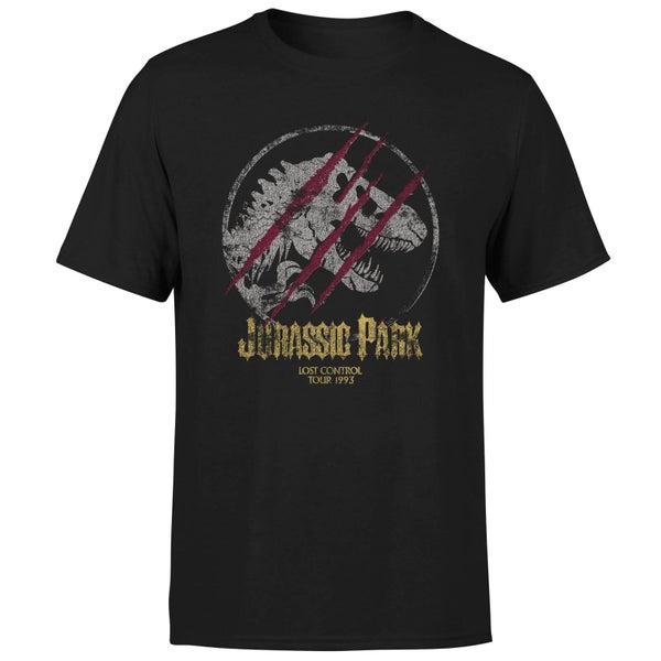 T-shirt Jurassic Park Lost Control - Noir - Homme