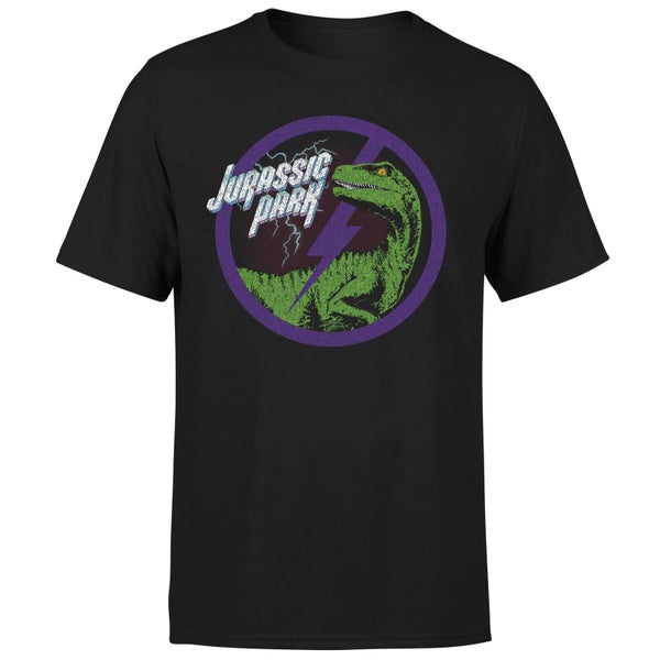 Jurassic Park Raptor Bolt Men's T-Shirt - Zwart