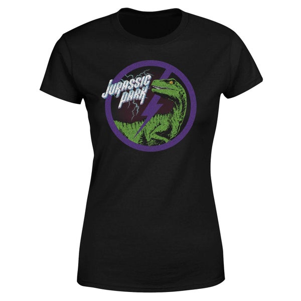 Jurassic Park Raptor Bolt Women's T-Shirt - Black