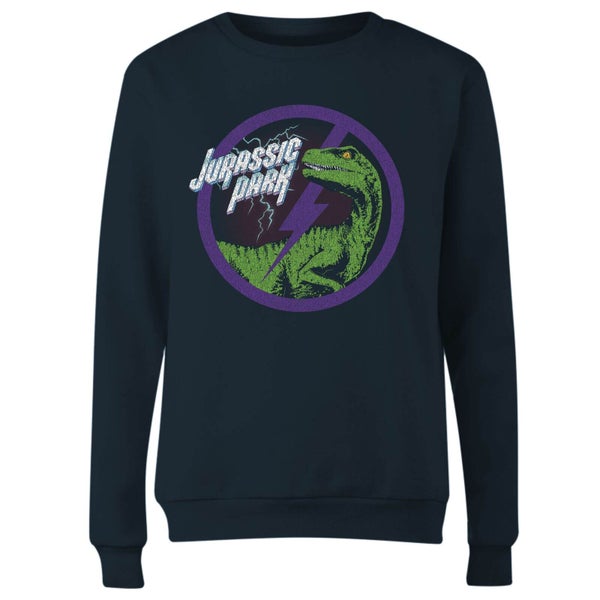 Jurassic Park Raptor Bolt Women's Sweatshirt - Dunkelblau
