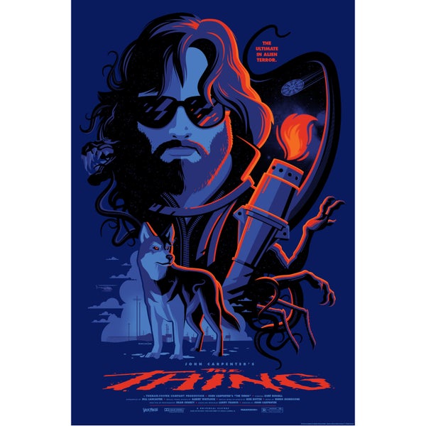 The Thing Screenprint by Tom Whalen - Variant