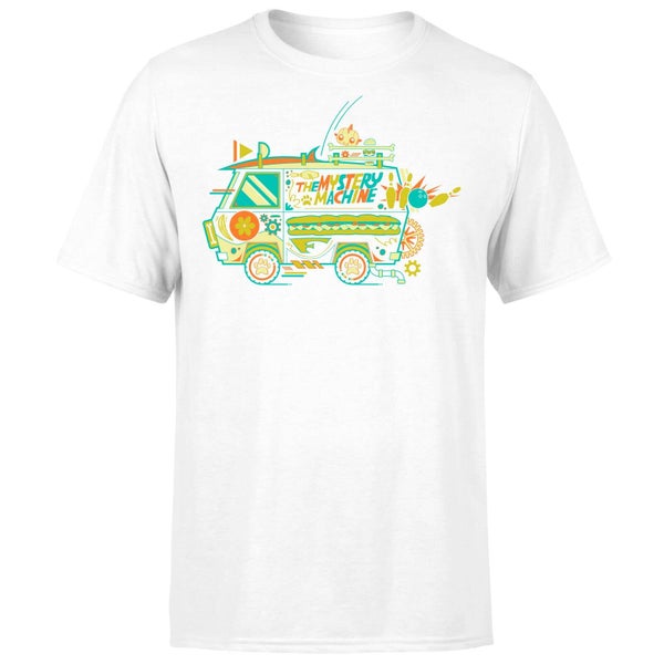 T-shirt The Mystery Machine - Blanc - Homme