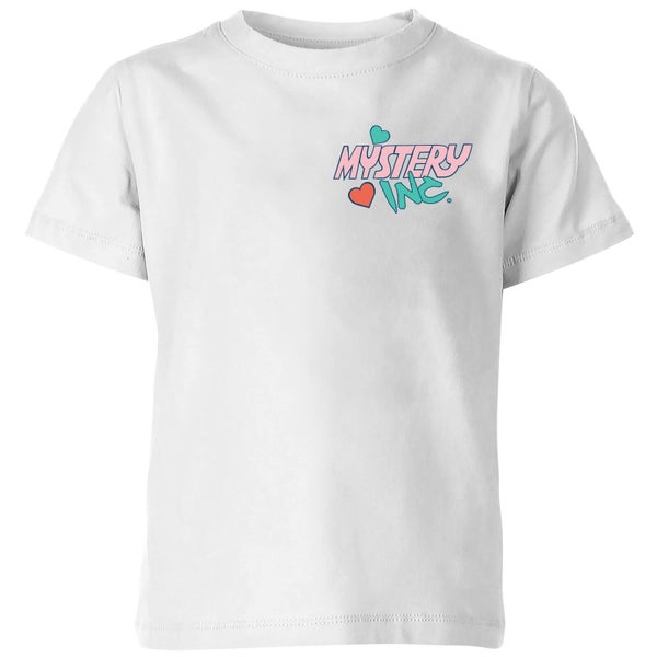 Mystery Inc Pocket Kids' T-Shirt - White