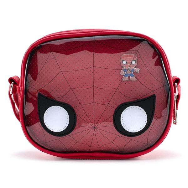 Sac bandoulière Marvel Spiderman Pin Trader Loungefly Pop