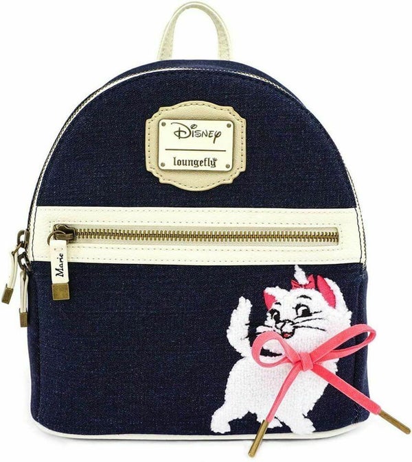 Loungefly Disney Marie Denim Mini Backpack