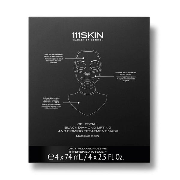 111SKIN Celestial Black Diamond Lifting and Firming Treatment Mask Box