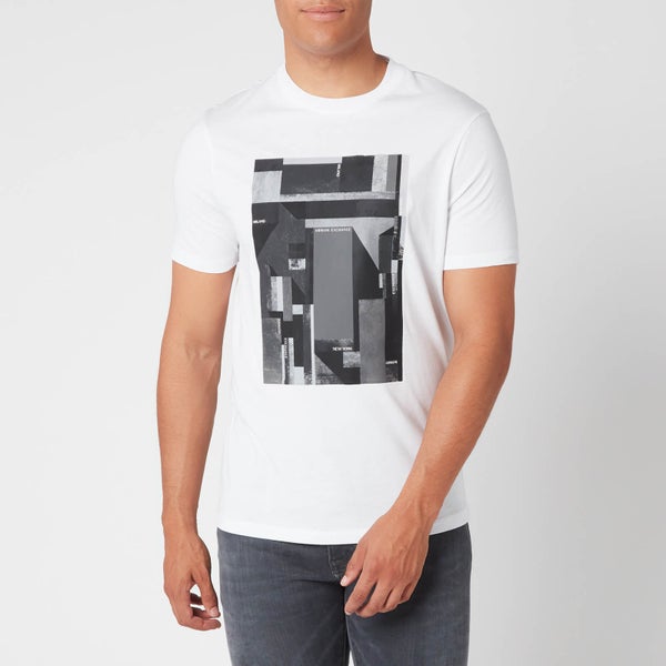 Armani Exchange Men's Abstract Box T-Shirt - White
