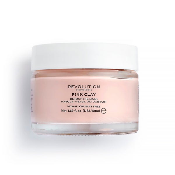 Маска для лицас розовой глиной Revolution Skincare Pink Clay Detoxifying Face Mask