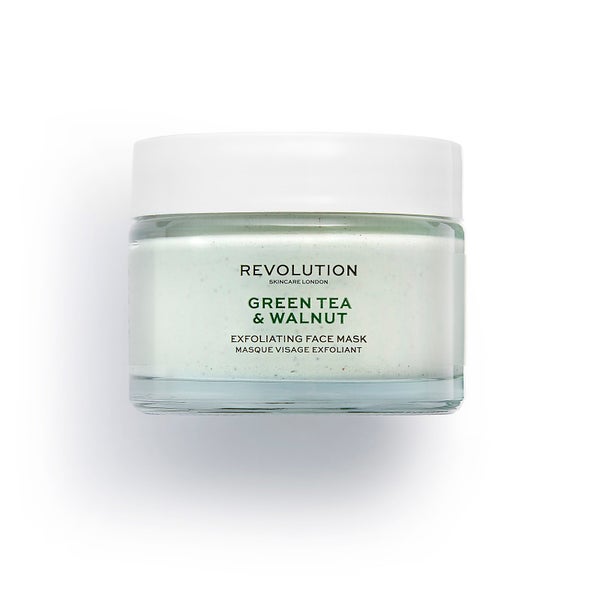 Revolution Skincare Green Tea and Walnut Exfoliating Face Mask 50ml