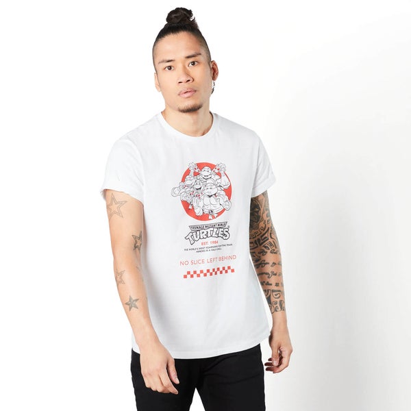 T-shirt Tortues Ninja By The Slice unisexe - Blanc
