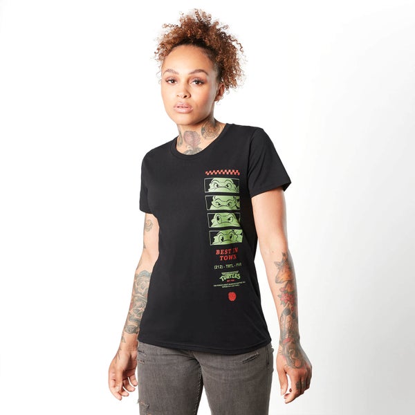 T-shirt Tortues Ninja Fearsome Fighting Team femme - Noir