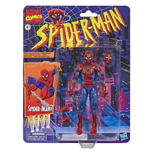 Hasbro Marvel Legends Retro Collection Spider-Man 6-Inch Scale Action Figure