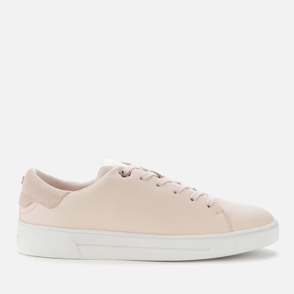 Ted Baker Women's Cleari Leather Cupsole Trainers - Light Pink