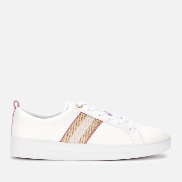 Ted Baker Women's Baily Leather Low Top Trainers - White - UK 3
