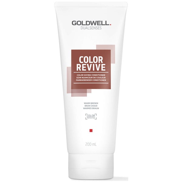 Goldwell Dualsenses Color Revive Color Giving Conditioner To Refresh And Intensify Hair Colour, Warm Brown 200ml
