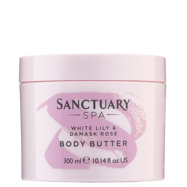 Sanctuary Spa White Lily e Damask Rose Body Butter 300ml