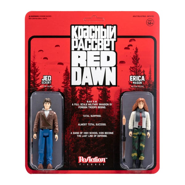 Super7 Red Dawn ReAction Figure 2-Pack - Erica and Jed