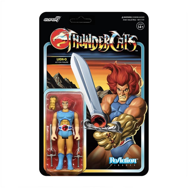 Super7 Thundercats ReAction-Figur - Lion-O