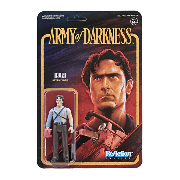 Super7 Army of Darkness ReAction Figure - Ash with Chainsaw Hand
