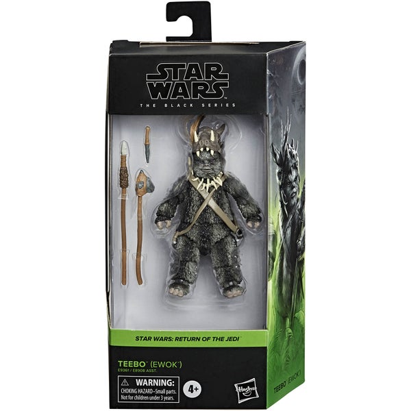 Hasbro Star Wars Série Noire Figurine articulée Teebo (Ewok) à l'échelle 15 cm
