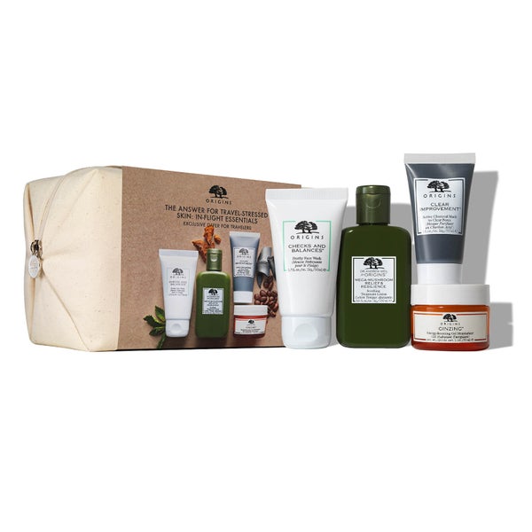 Origins Exclusive The Answer for Travel-Stressed Skin in-Flight Essentials