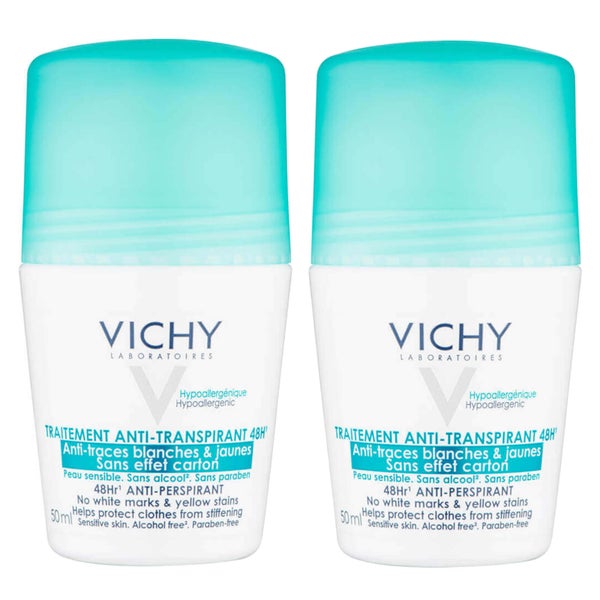 VICHY No Marks Roll-on Deodorant Duo 50ml