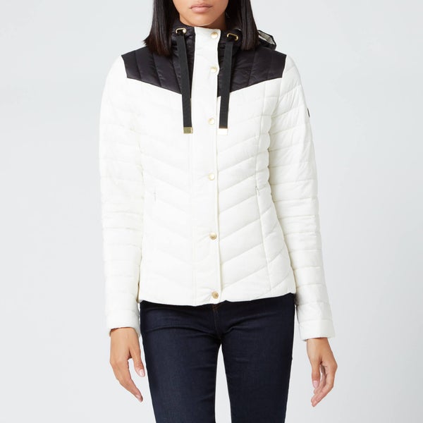 Barbour International Women's Lightning Quilted Jacket - White