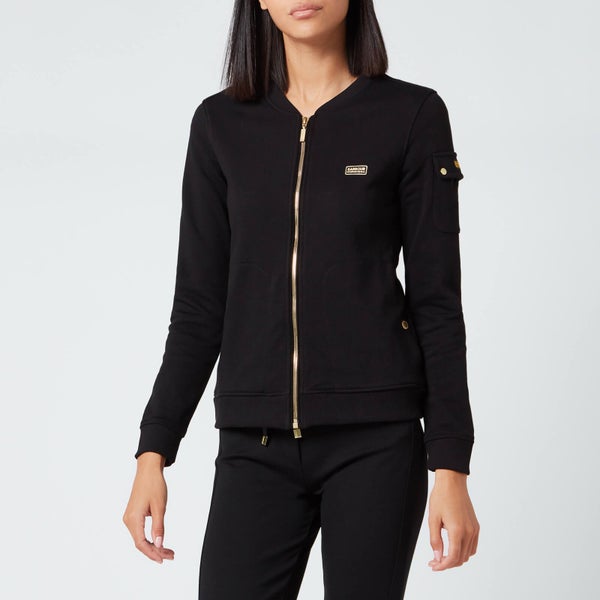 Barbour International Women's Magna Zip Through Sweatshirt - Black