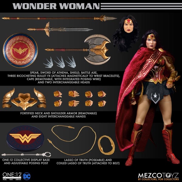 Mezco One:12 Collective DC Comics Wonder Woman Figur